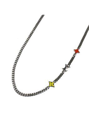 Louis Vuitton Metal Monogram Low Necklace Rm1214 263 g 65 cm